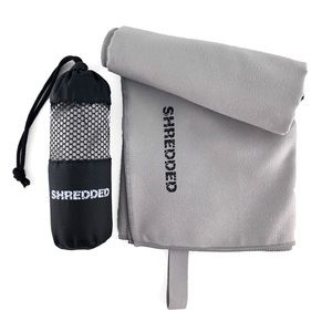 Microfiber towel for gym with mesh bag